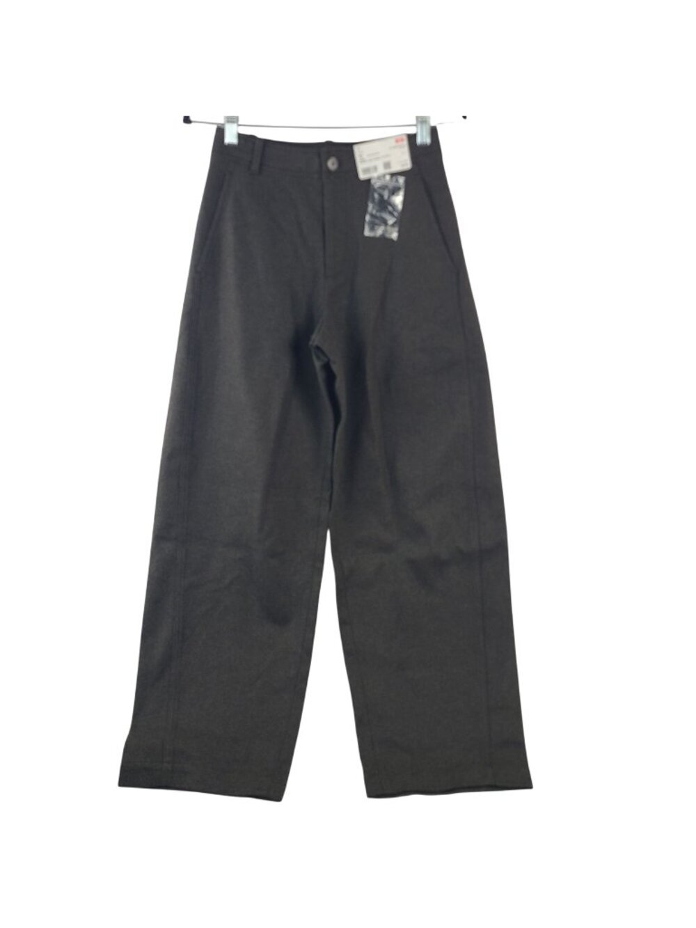 Uniqlo Brushed Jersey Barrel Leg Pants Olive Green Sz XS